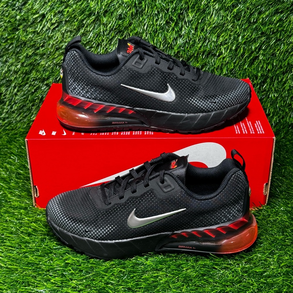 Size 7Y/8.5 Womens - Nike Air Max Phoenix GS Black Bright Crimson - HF7052-005